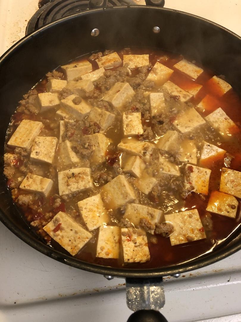肉末炖嫩豆腐
