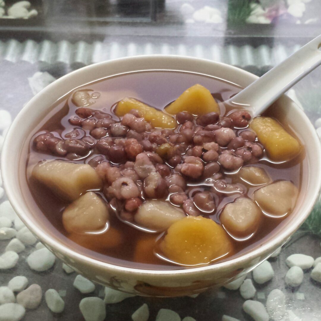 芋圆红豆汤