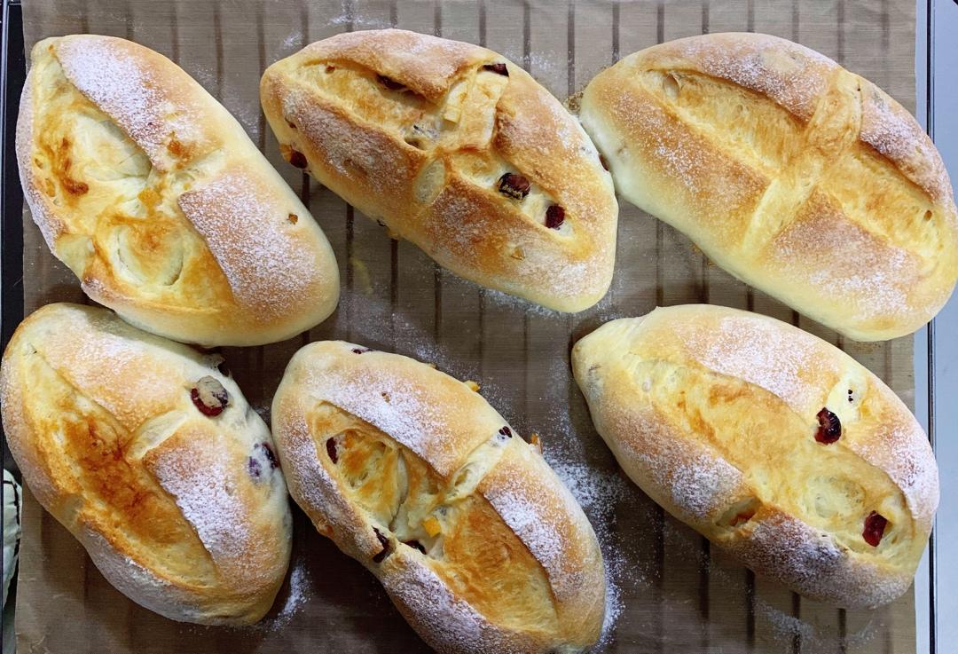 直接法简单上手｜法式多重水果软欧包