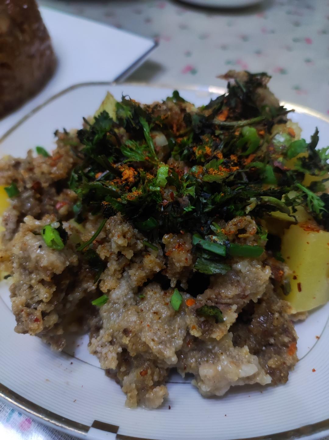 看了都会做的 粉蒸肉，入口即化且不腻