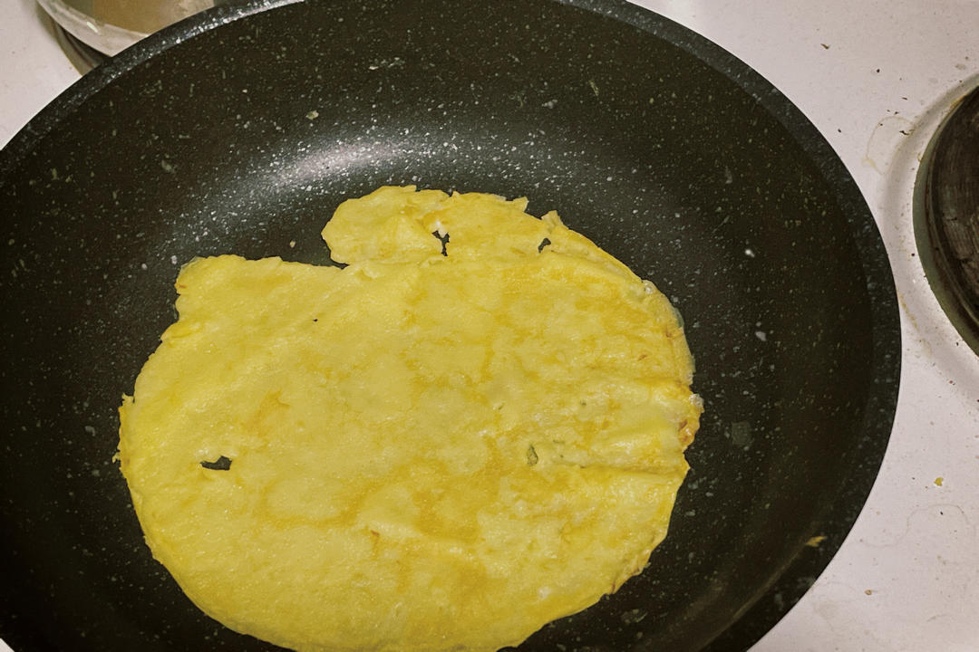 简单快手蔬菜鸡蛋煎饼
