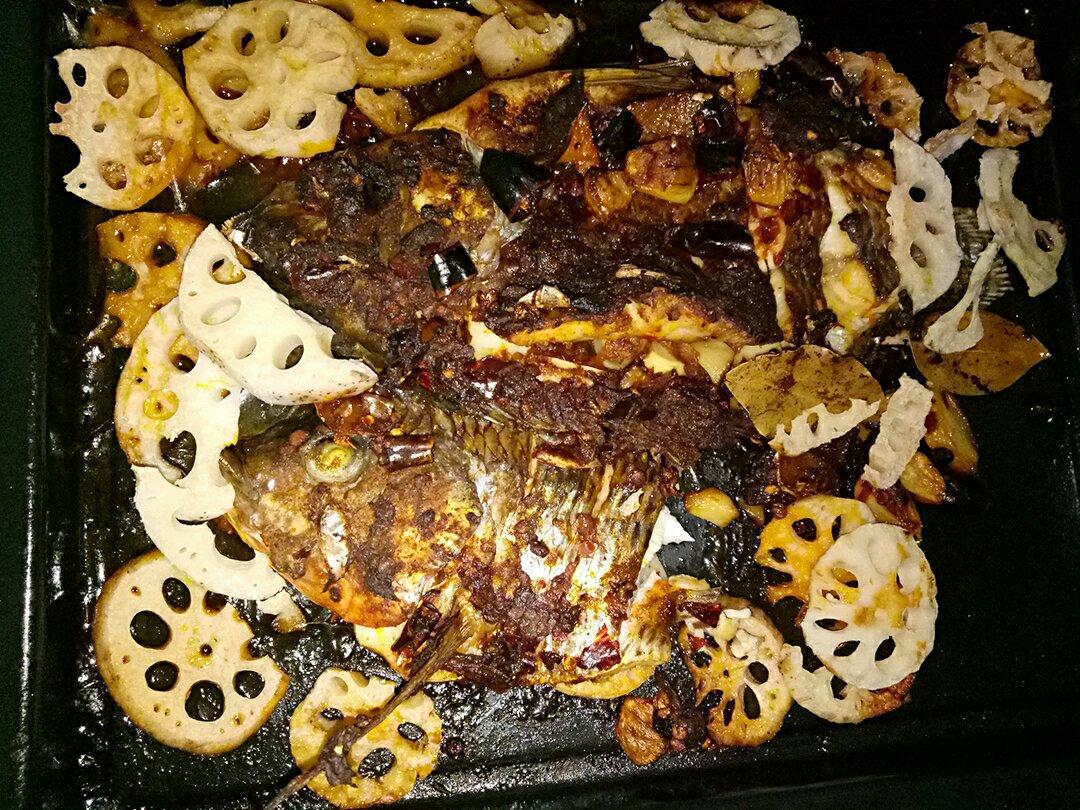 重庆麻辣烤鱼 烤箱版 好吃到流泪