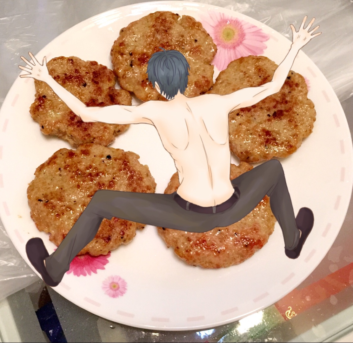 肉多汁的快手汉堡牛肉饼
