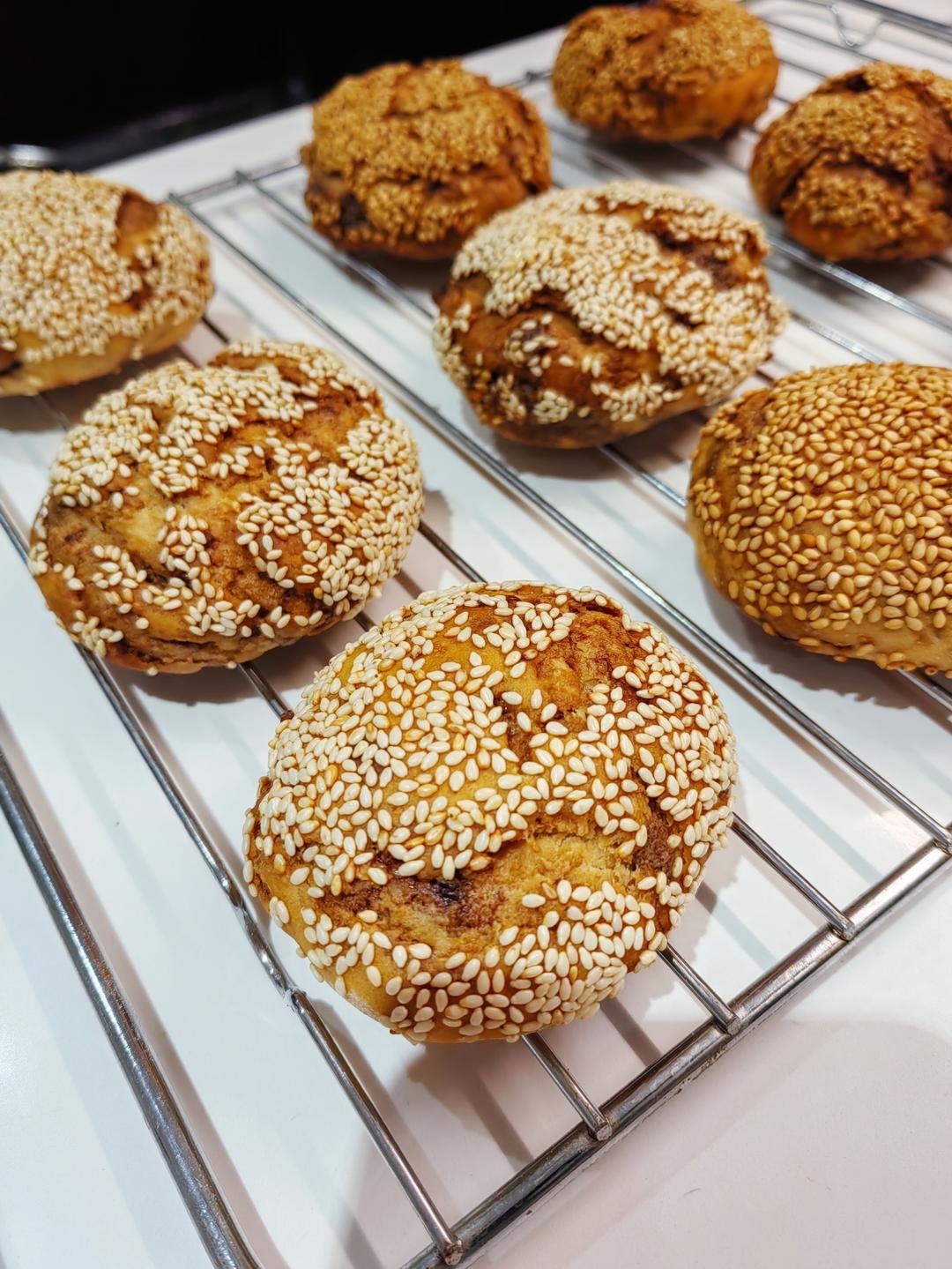 麻酱烧饼天津老味比外面卖的好吃多了