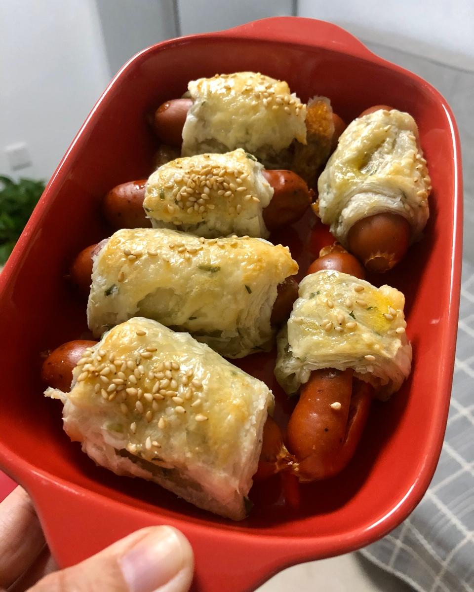 【超简单】手抓饼包肠仔