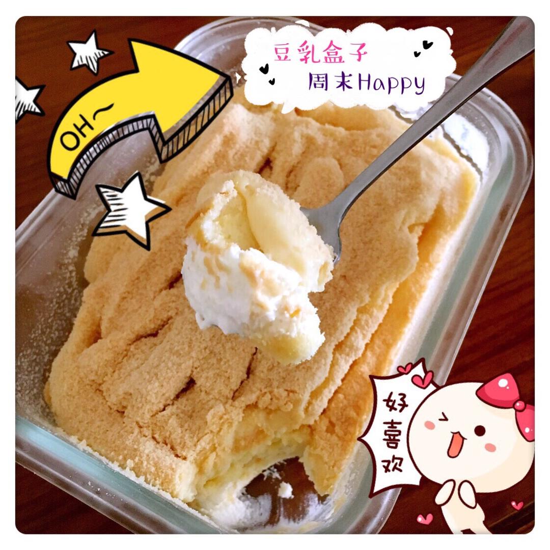 日式豆乳盒子蛋糕