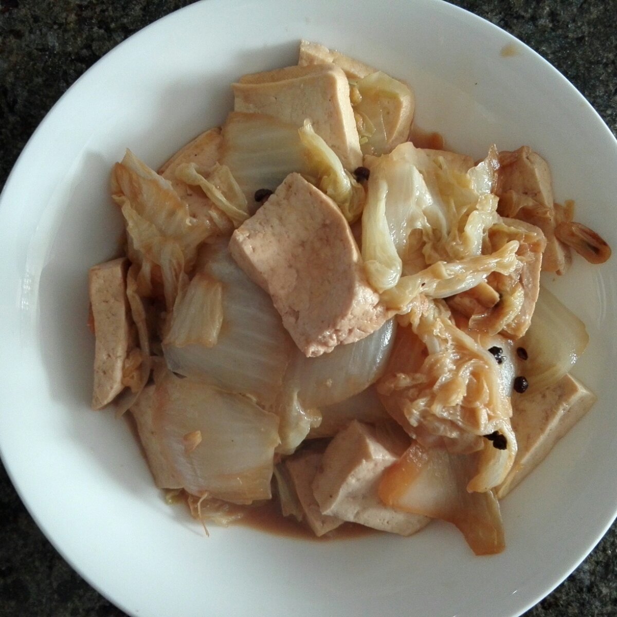 白菜炖豆腐