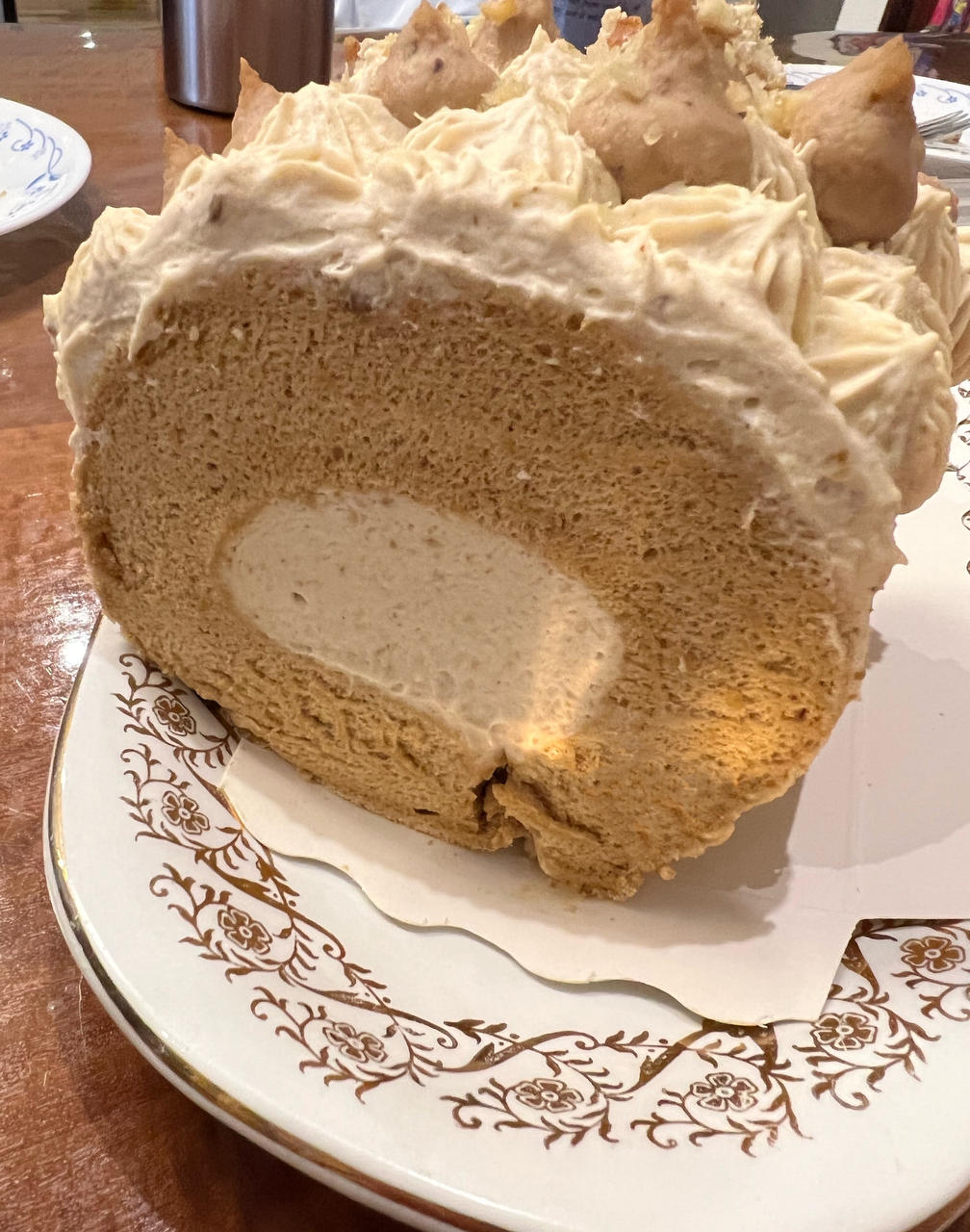 伯爵红茶栗子蛋糕卷