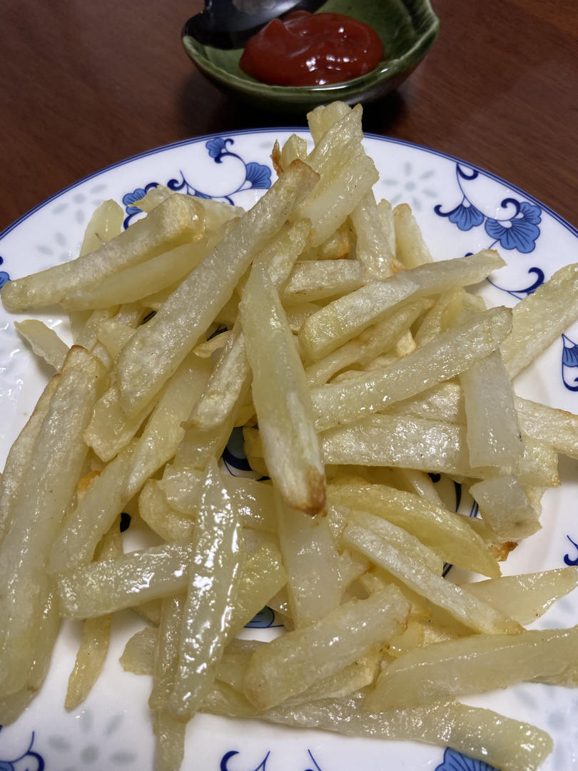 空气炸锅薯条&不用速冻版&超快手 现做现吃