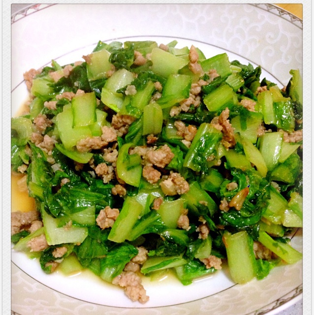 婞鍢小女人做的肉末炒小白菜肉末炒小白菜家常菜首页登录注册作品动态