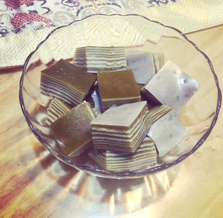 抹茶椰汁糕