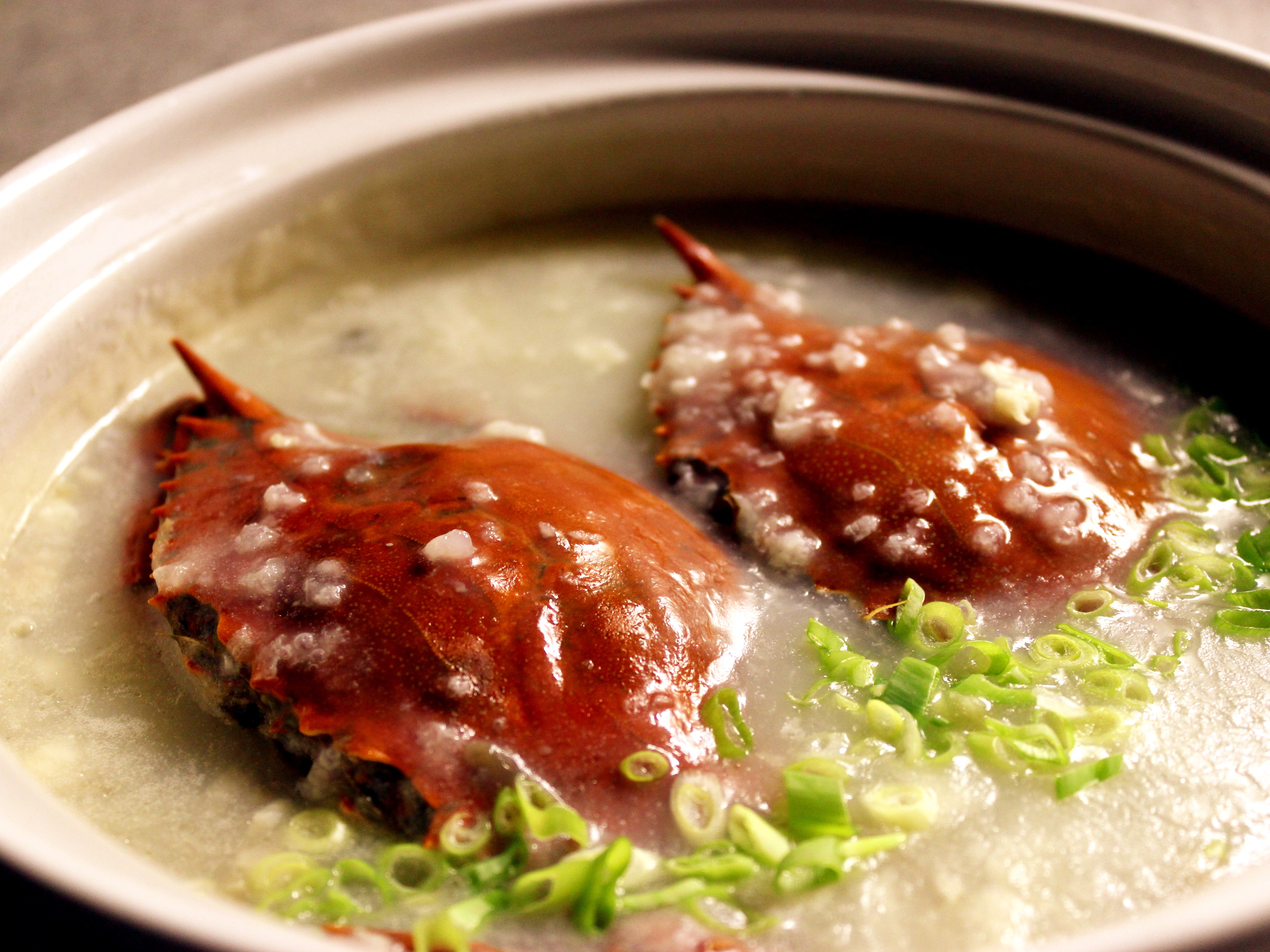 虾蟹砂锅粥