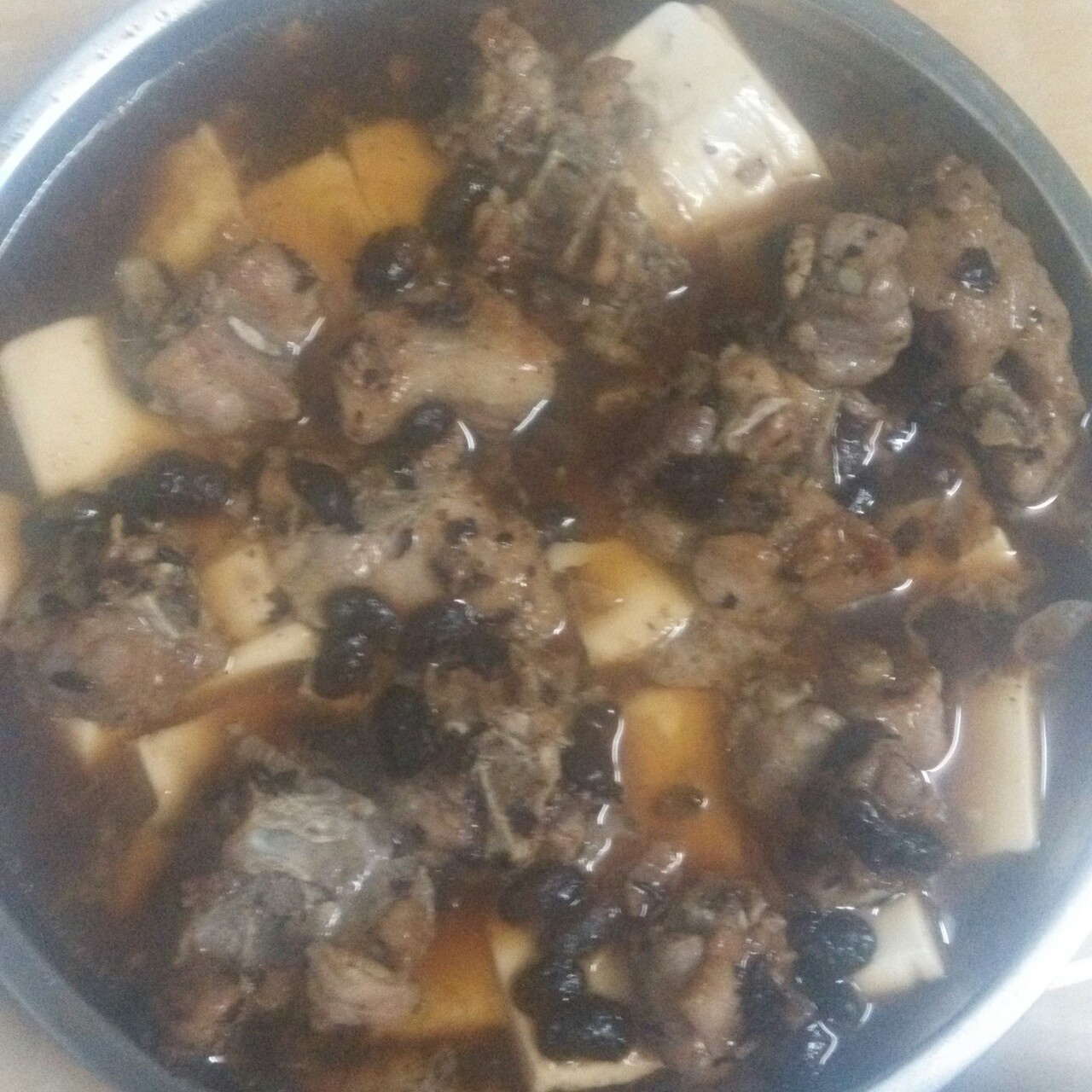 豆腐豆鼔蒸排骨