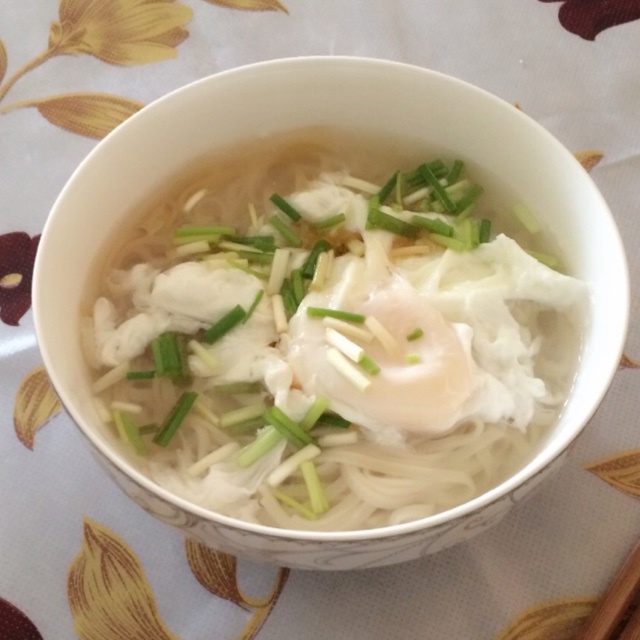 小葱麻油酱油面