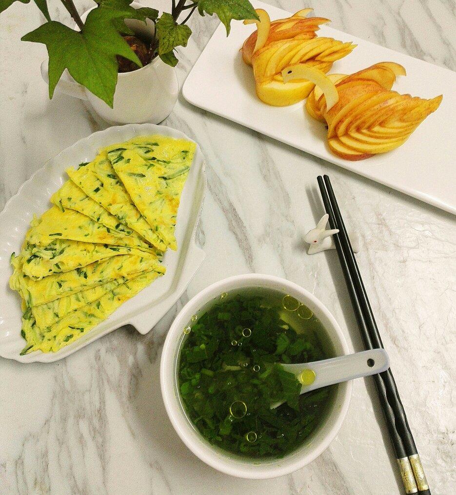 黄瓜蛋饼