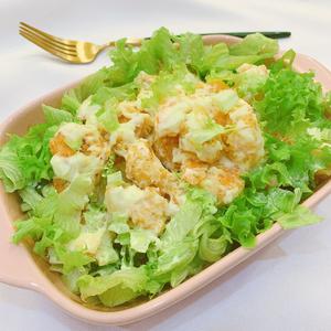 🌿轻食🌿芥末虾球沙拉🥗🍤🥗🍤🥗🍤🥗🍤🥗🍤🥗的做法 步骤9