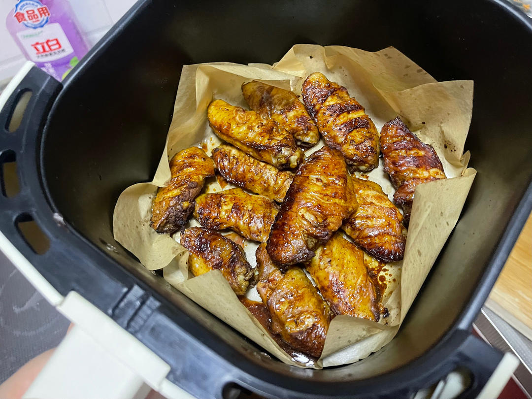 秒杀外面轻食店的所有鸡翅 吃了一次就彻底爱上(空气炸锅版)