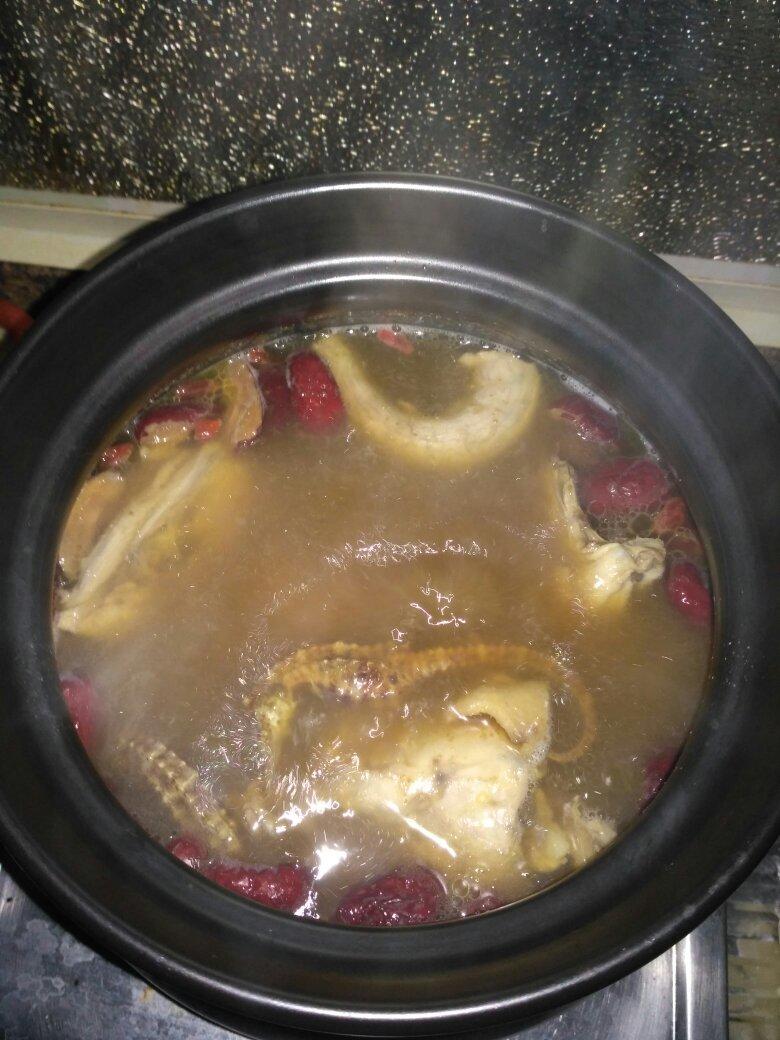 海马田七炖鸡汤