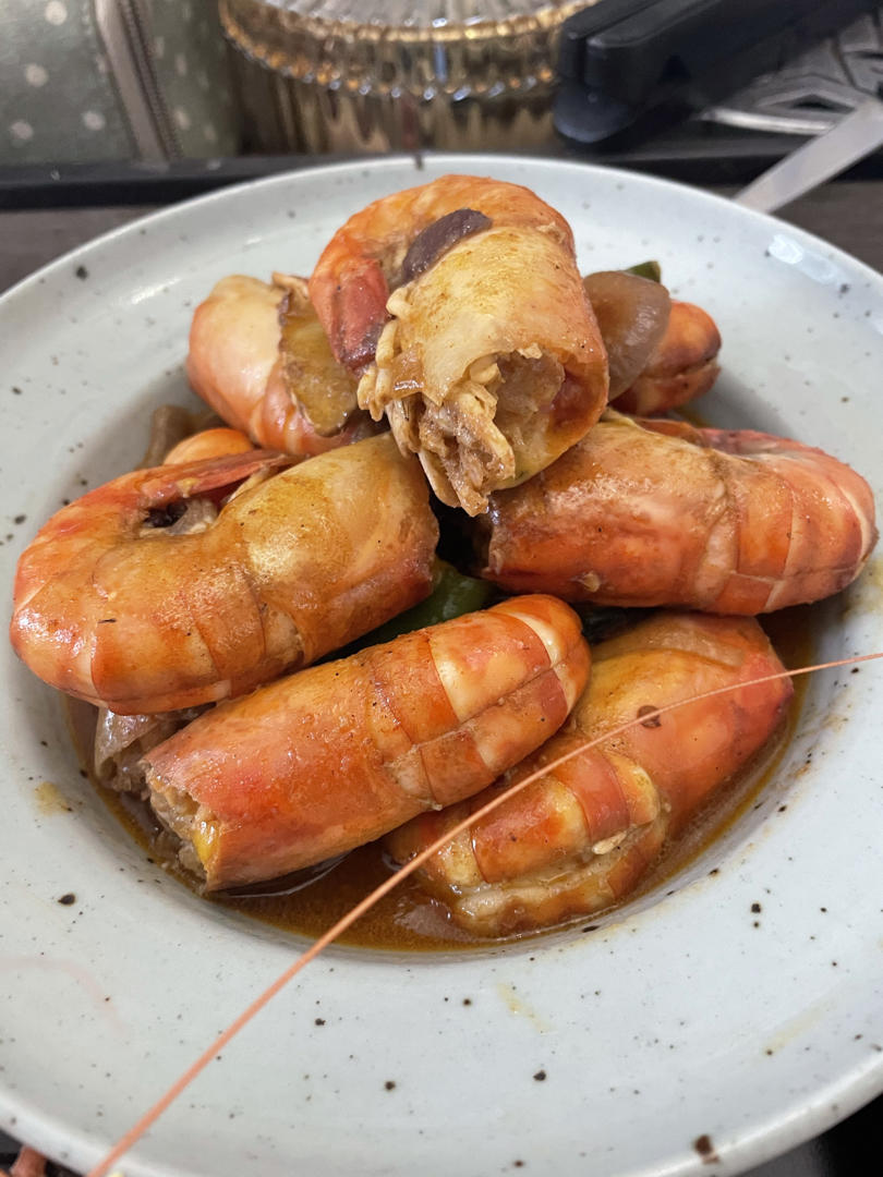 十三香螺丝虾(罗氏虾)