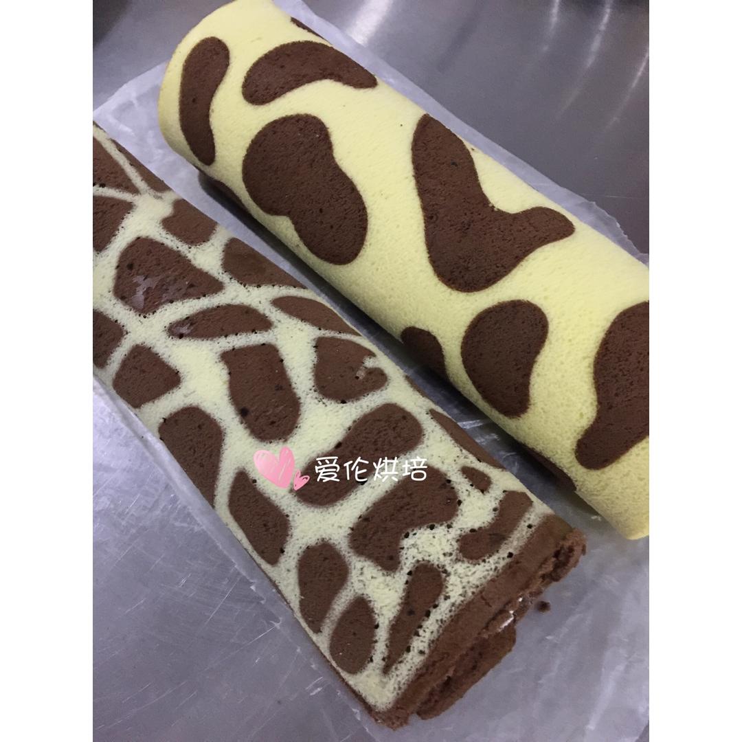 奶牛蛋糕卷+长颈鹿蛋糕卷