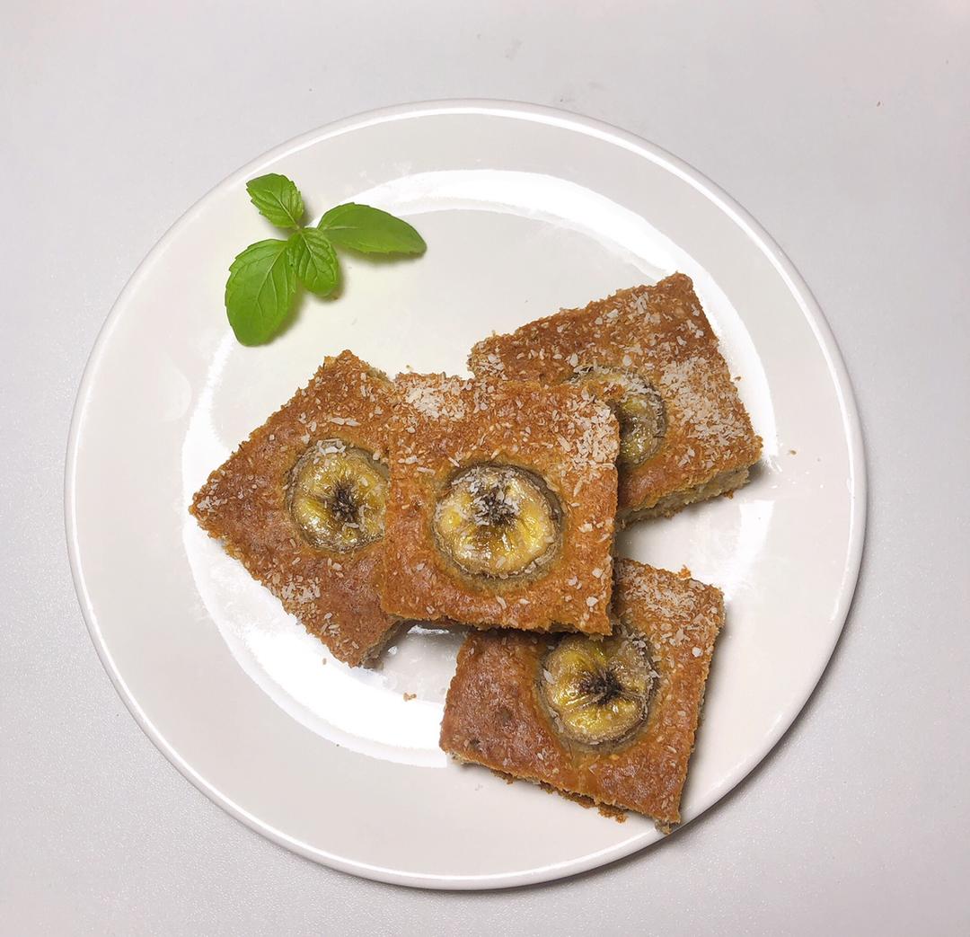 香蕉核桃蛋糕（低油少糖健康版）