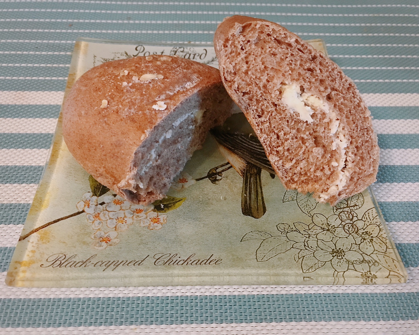 #原麦山丘系#蓝莓奶酪夹心全麦面包～～让你不出门也能吃到好吃的面包的做法
