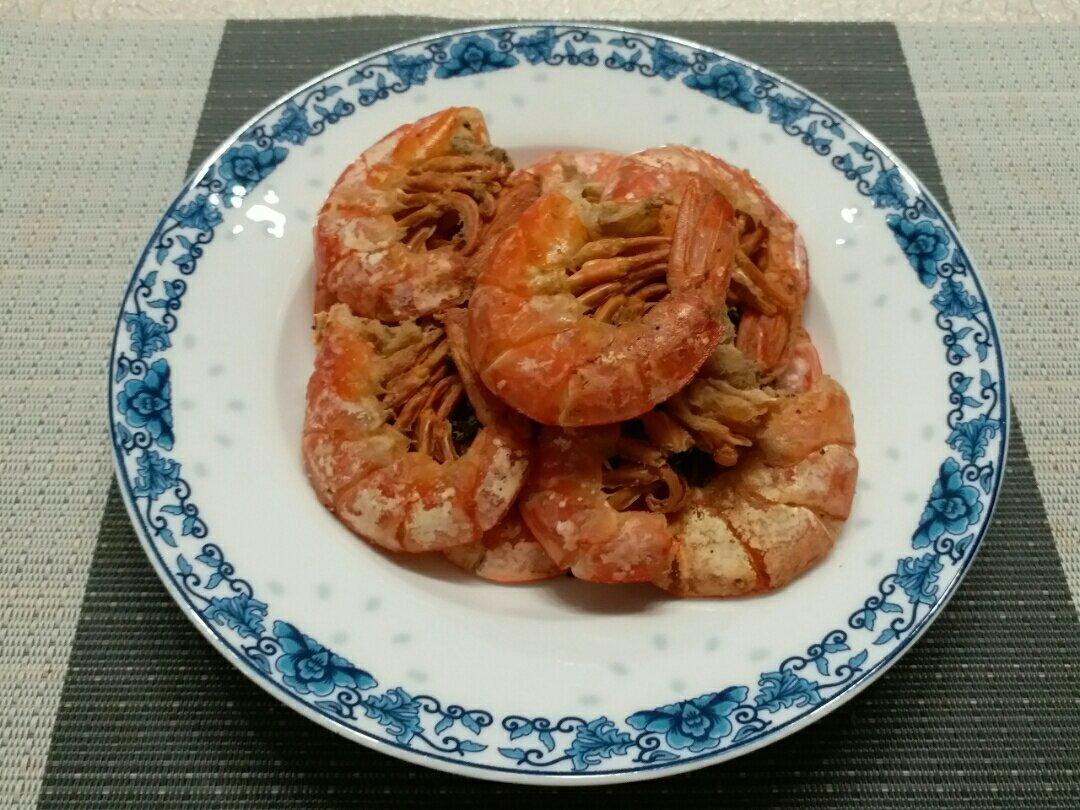 香草盐焗虾（视频）