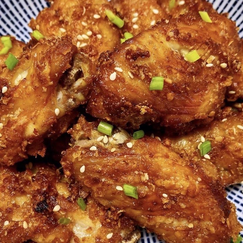 免烤箱❗️好吃到舔手指的蒜香蜂蜜蚝油鸡翅