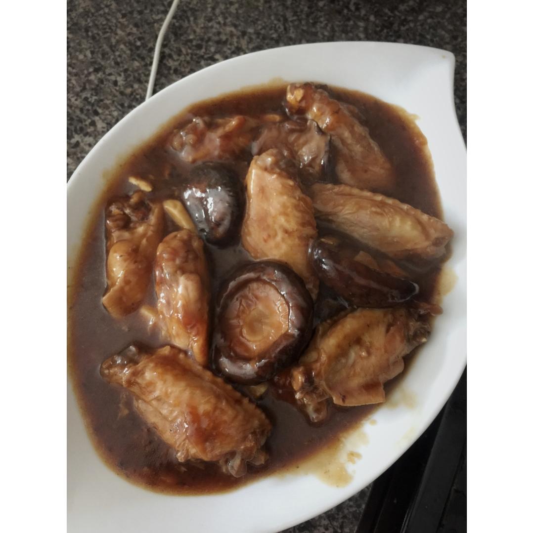 香菇蚝油鸡翅