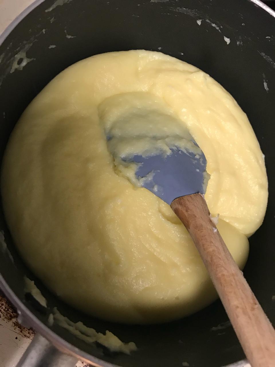 爱心奶黄馅（炒出来的奶黄馅）