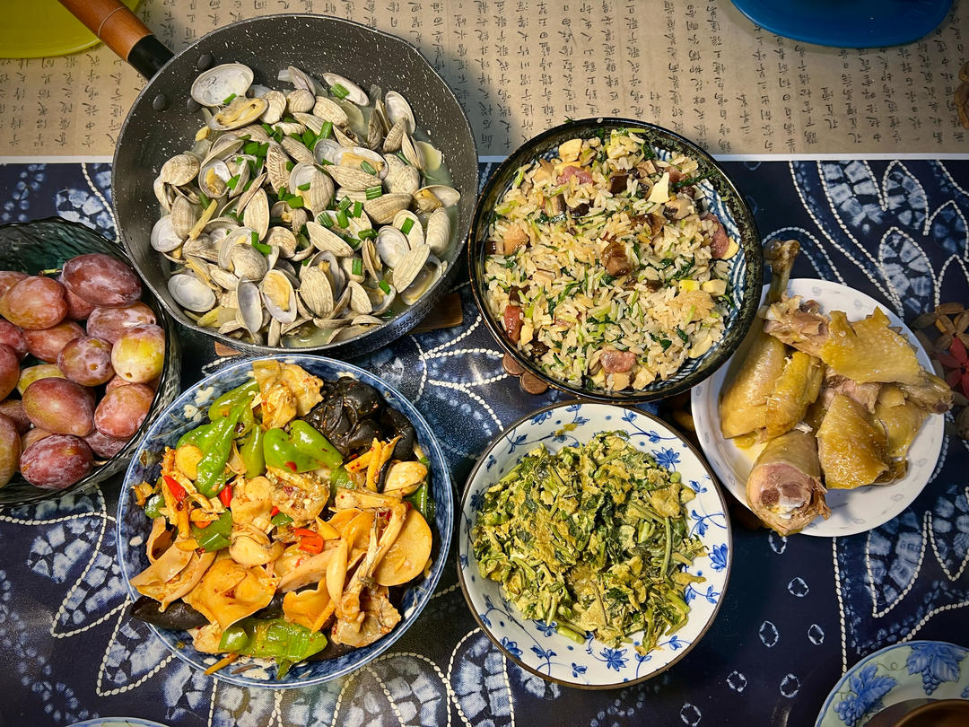 电饭锅焖饭（煲仔饭、排骨焖饭、立夏豌豆饭、羊肉抓饭等）