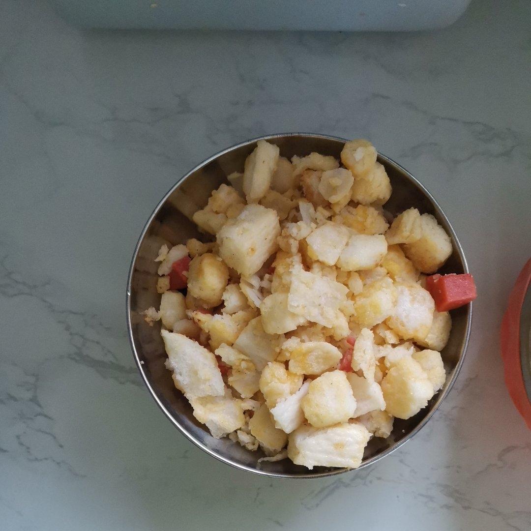鸡蛋炒馍花