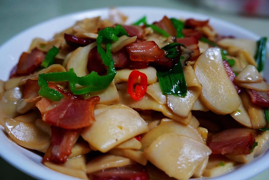 肉炒杏鲍菇