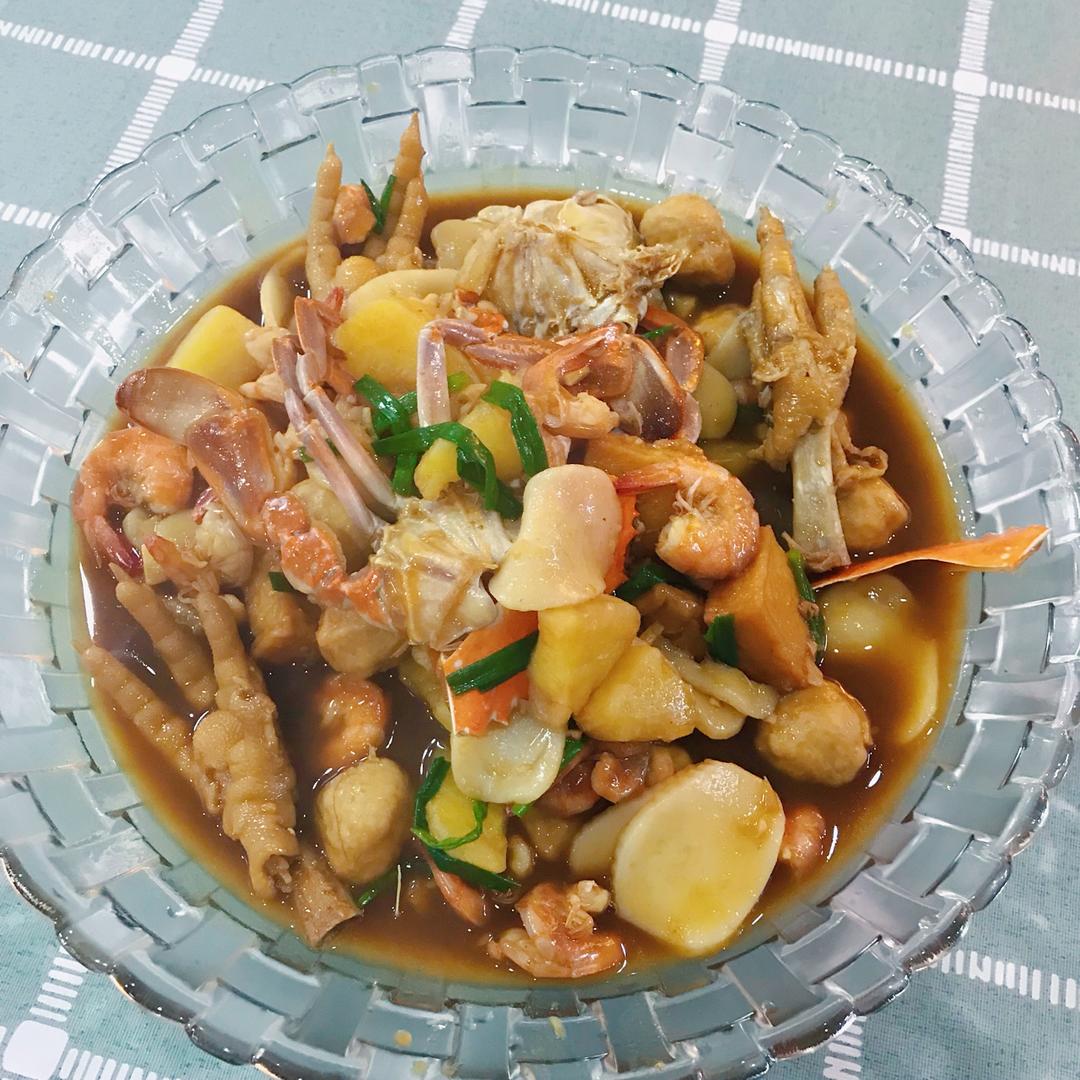 肉蟹煲（超级简单）