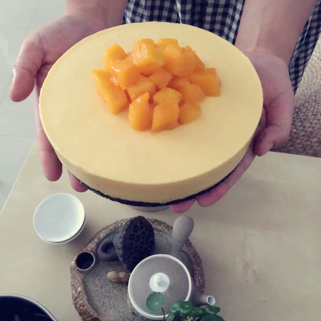 《Tinrry下午茶》教你做芒果流心慕斯（6寸配方）