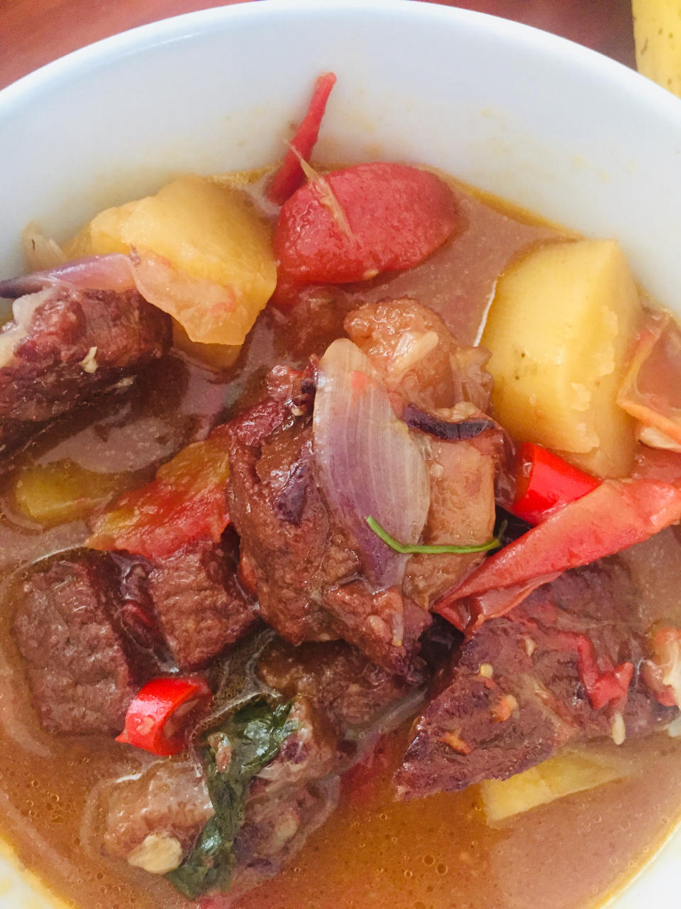 番茄土豆炖牛腩