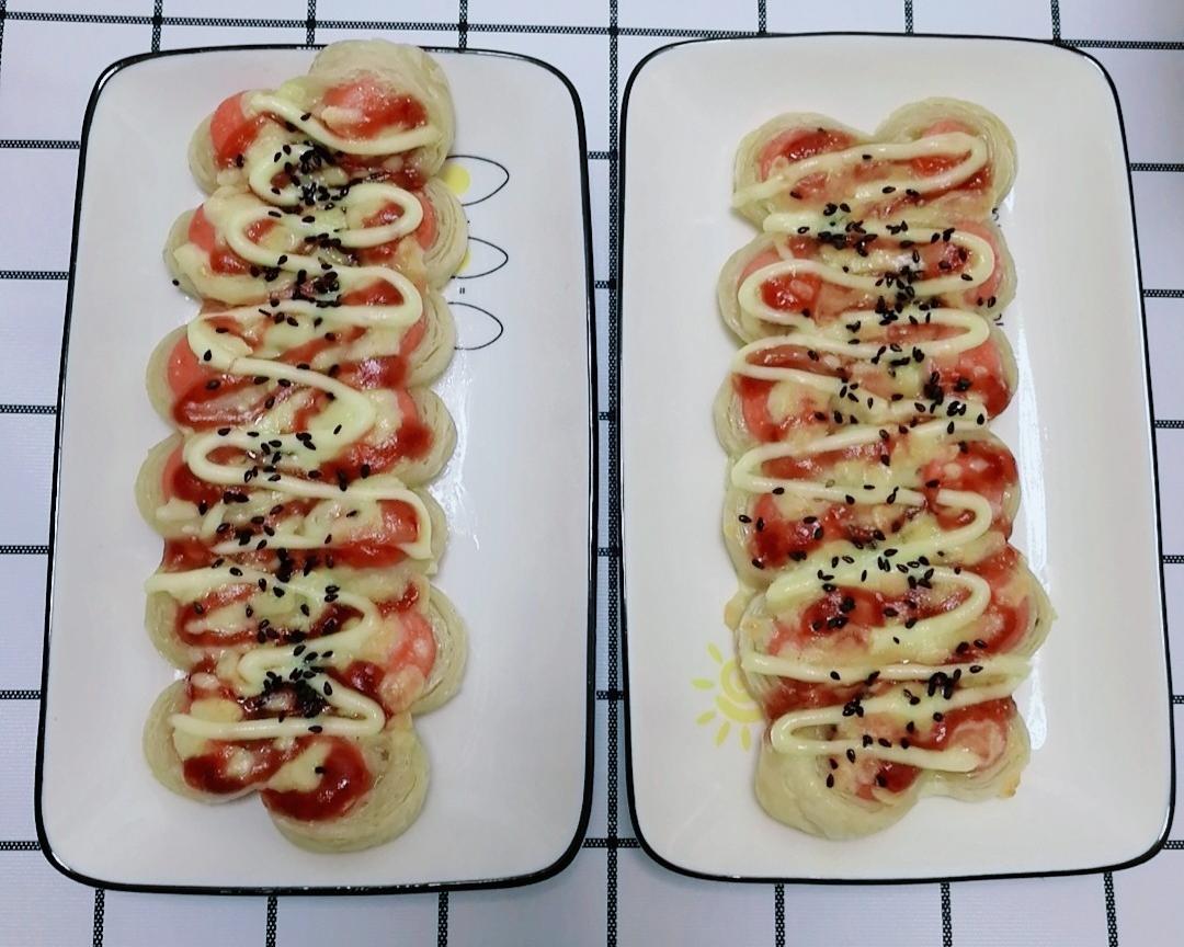 手抓饼卷烤肠