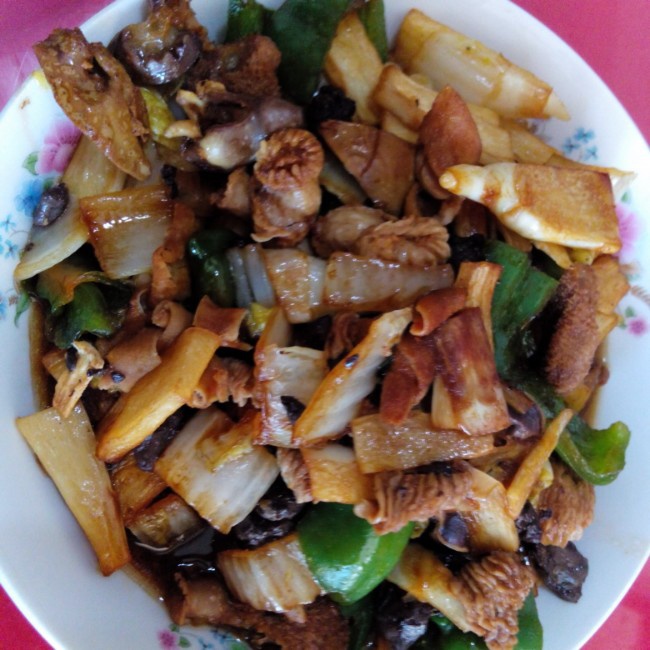 爆炒鸡杂