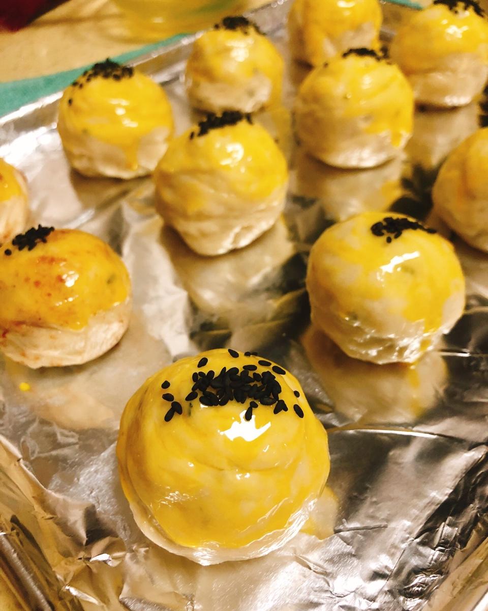 手抓饼版蛋黄酥