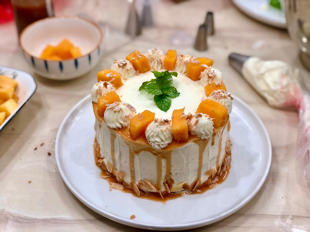 绝配焦糖咖啡奶油蛋糕（6寸）