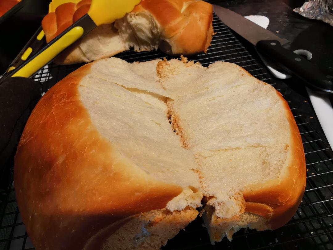 纯奶手撕吐司的做法 步骤1