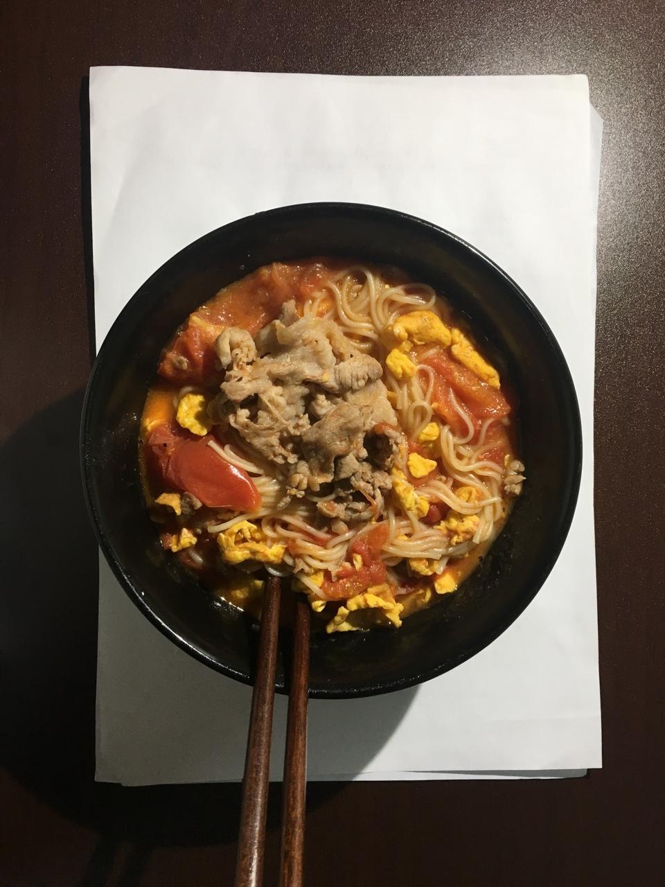 (外婆真传)西红柿打卤面