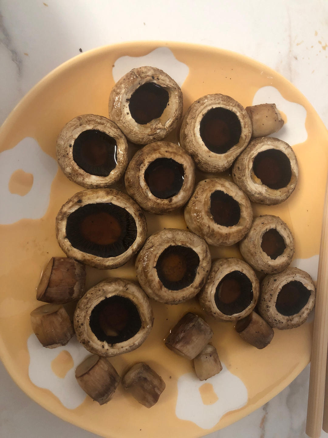 好吃，烤它！烤口蘑