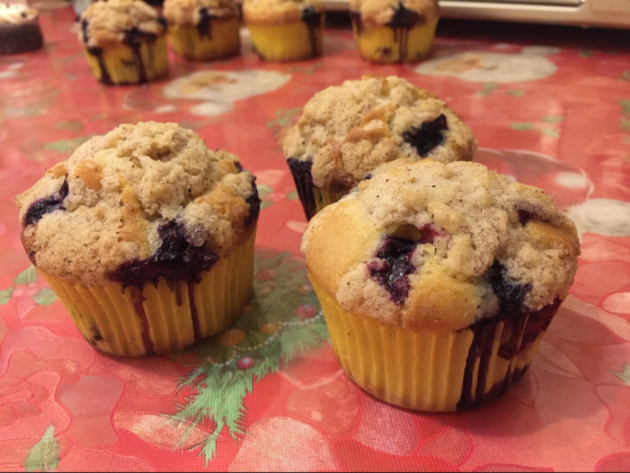 简单好吃的爆浆蓝莓马芬(免打发)