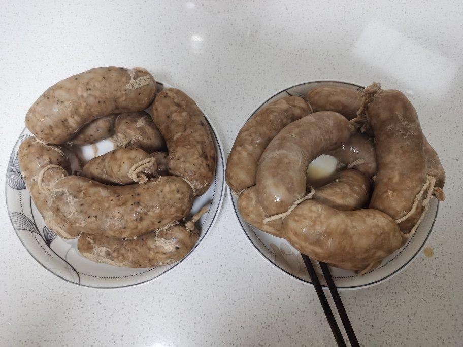 自制黑椒风味脆皮肠--多图详解手工灌肠