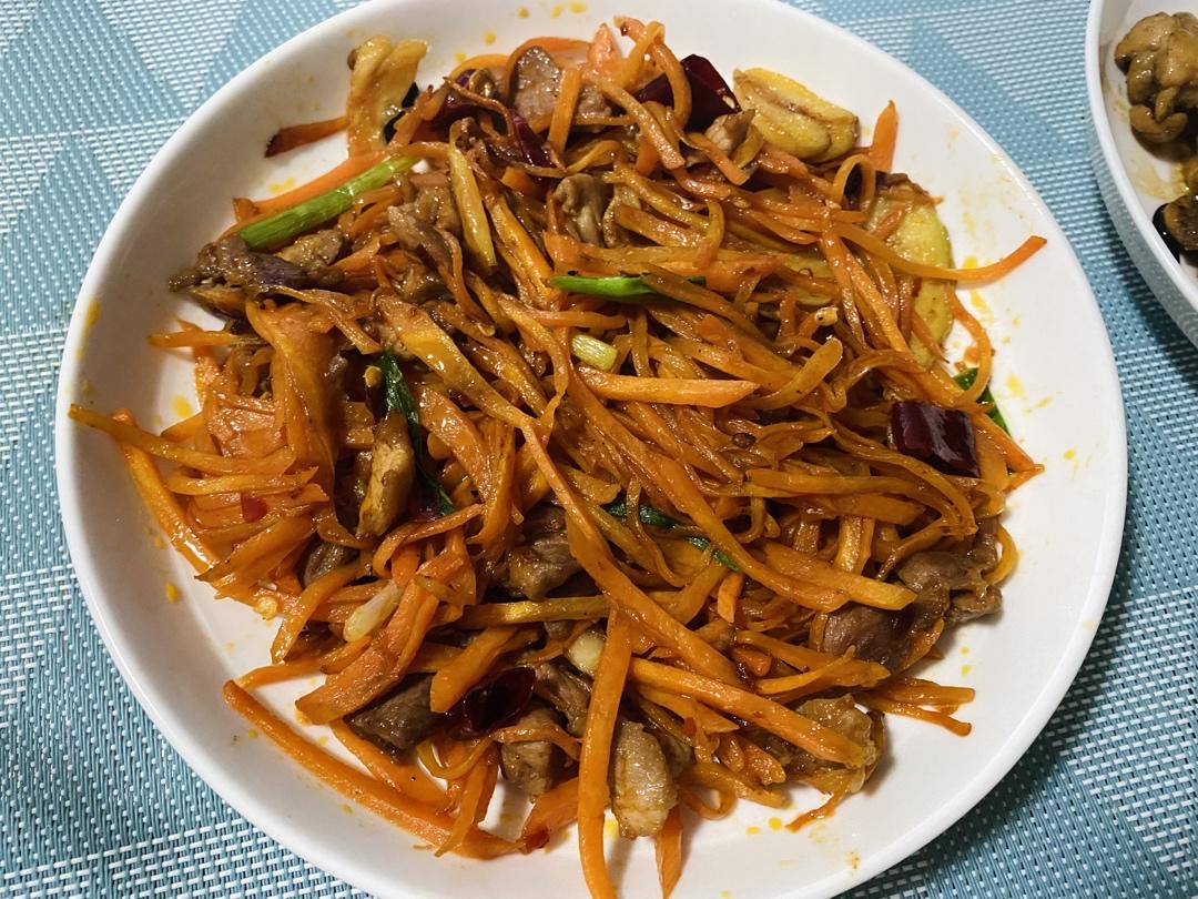 胡萝卜炒鸡蛋