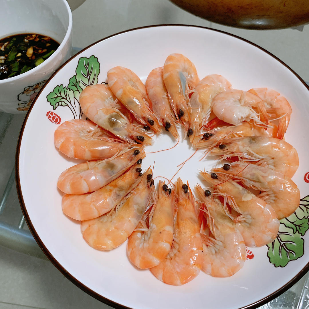 最简单的白灼虾（水煮）盐水基尾虾