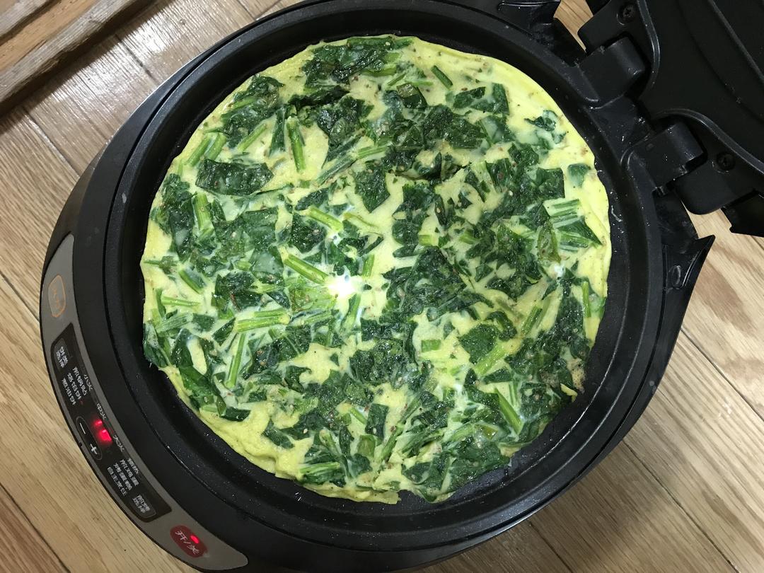 菠菜饼的做法