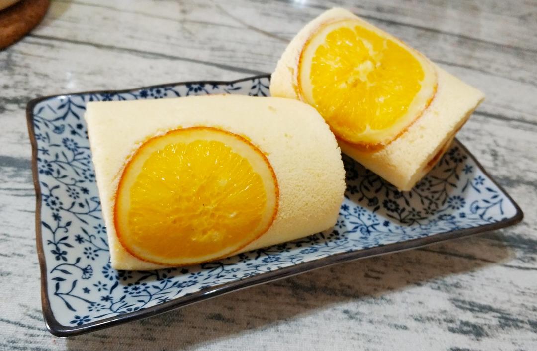 橙香蛋糕卷
