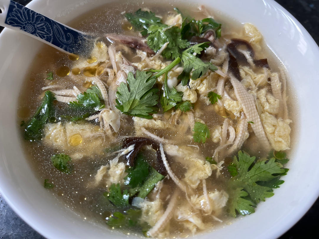 鸡丝蛋汤